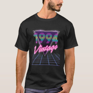 Camiseta 27º Aniversário Presente 27 Anos Mulheres Retro Vi