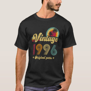 Camiseta 27º aniversário Vintage 1996 Original Parts Year o