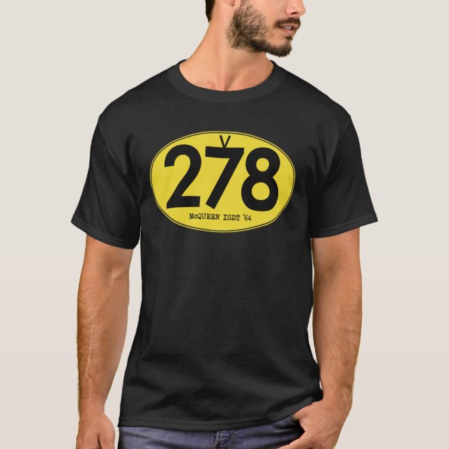 Camiseta 278 McQueen ISDT 1964 Classic (Frente)