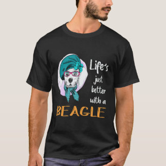 Camiseta 27 A Vida é Só Melhor Com Um Beagle