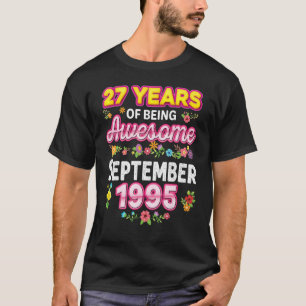 Camiseta 27 Anos De Esforço Desde O Bir De Setembro De 1995