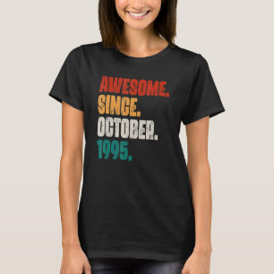 Camiseta 27 anos é incrível desde outubro de 1995 27º anive