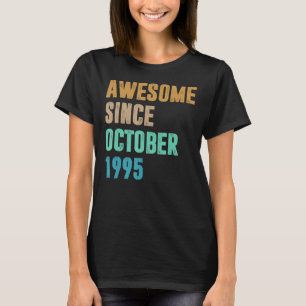 Camiseta 27 anos é incrível desde outubro de 1995 27º anive