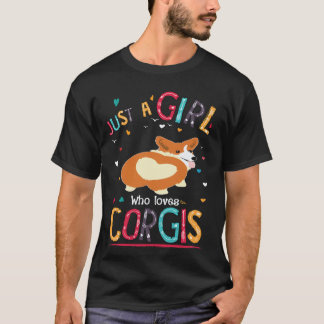 Camiseta 27 Apenas Uma Garota Que Ama Corgi