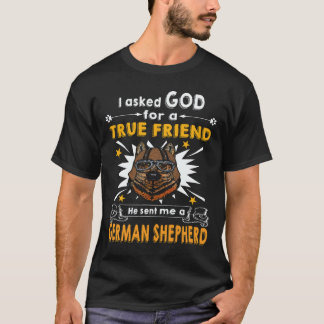 Camiseta 27 Peço a Deus Um Amigo Verdadeiro Ele Me Enviou U