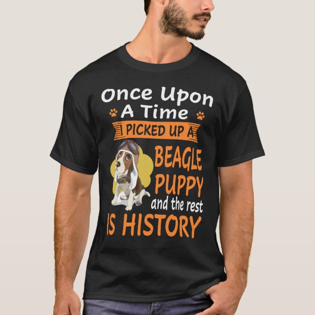Camiseta 27 Um De Cada Vez Beagle Puppy (Frente)