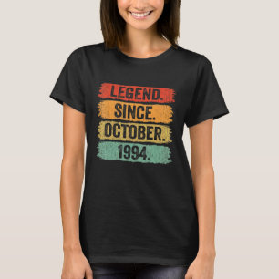 Camiseta 28ª Legenda de Aniversário Desde outubro de 1994 R