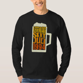 Camiseta 28º aniversário da legendária da cerveja desde jul