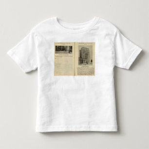 Camiseta 28586 hotéis Wolcott de Broadway & 3øs de rua