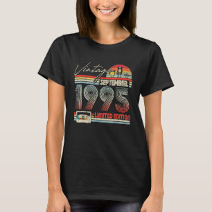 Camiseta 28. º Aniversário de setembro de 1995 Cassete Vint
