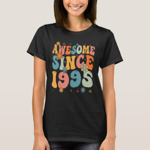 Camiseta 28.º Aniversário Impressionante Desde 1995 28 Anos