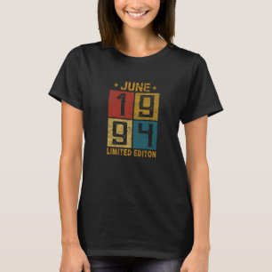 Camiseta 28. º Aniversário, Junho De 1994 Nascer Em 1994 28