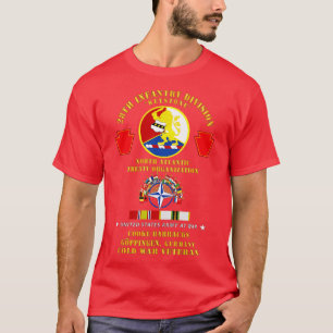 Camiseta 28.a Inf Div OTAN Goppingen Alemanha w COLD SVC X