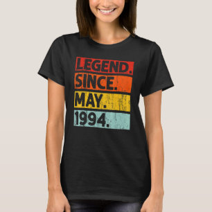 Camiseta 28.a Legenda de Aniversário Desde maio de 1994 28