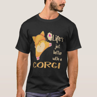 Camiseta 28 A Vida é Só Melhor Com Um Corgi
