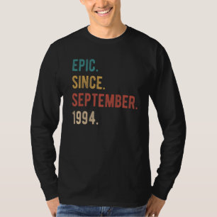 Camiseta 28 anos 28 anos Epic de aniversário desde 19 de se