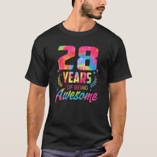 Camiseta 28 Anos De Estar Incrível 28º Aniversário Da Garot