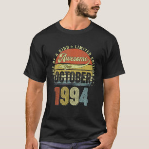 Camiseta 28 anos de idade incrível desde outubro de 1994 28