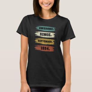 Camiseta 28 anos de idade incrível desde setembro de 1994 2