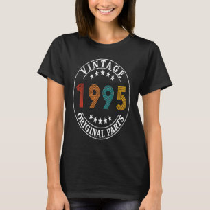 Camiseta 28 anos de idade Retro Vintage 1995 28º aniversári