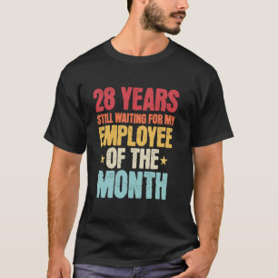 Camiseta 28 Anos De Trabalho Funcionário - 28 Anos Aniversá