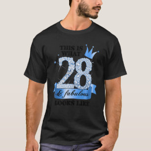 Camiseta 28 e fabuloso I Blue White Party Group Candid Phot
