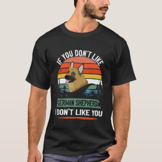 Camiseta 28 Se Você Não Gosta de Pastor Alemão Eu Não Gosto