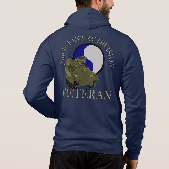Camiseta 29ª Divisão de Infantaria Veteran Hoodie (Verso)