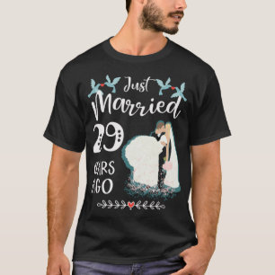 Camiseta 29º Aniversário de Casamento Casados há 29 Anos