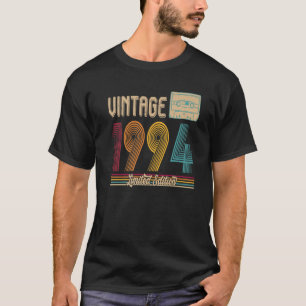 Camiseta 29º Aniversário Gifts Vintage Limited Edition Cass