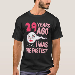 Camiseta 29º Aniversário Há 29 Anos, Eu Era O Fastes