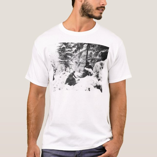 Camiseta 290th Regimento americano na batalha da (Frente)