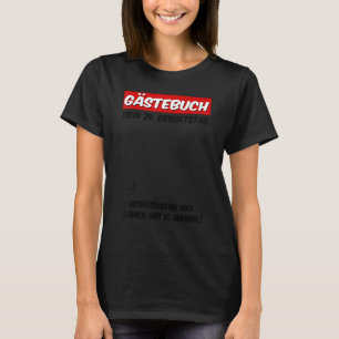 Camiseta 29.º Aniversário Livro de Convidados 29 anos Lista