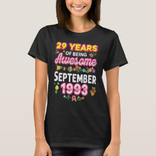 Camiseta 29 Anos De Esforço Desde O Bir De Setembro De 1993