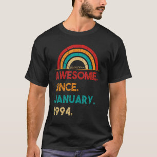 Camiseta 29 anos de idade incrível desde janeiro de 1994 29