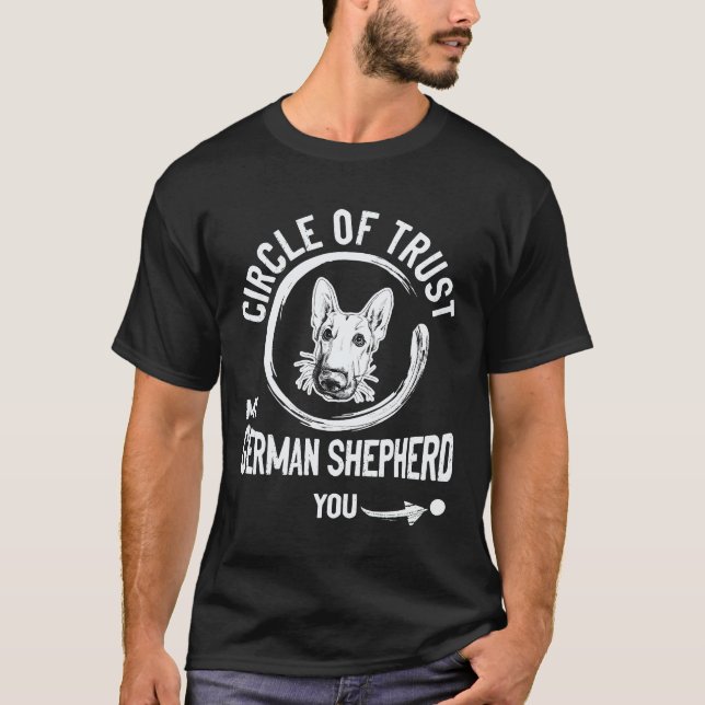 Camiseta 29 Círculo De Confiança Meu Pastor Alemão (Frente)