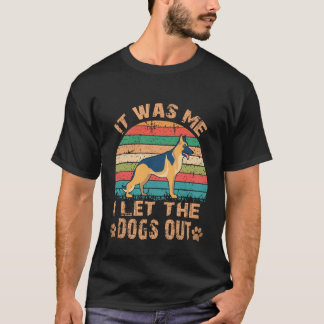 Camiseta 29 Fui Eu Quem Deixou os Cachorros Saírem Pastor A