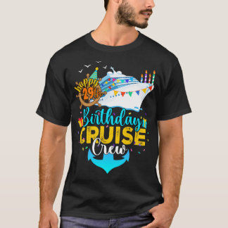Camiseta 29.o Aniversário do Cruise Crew