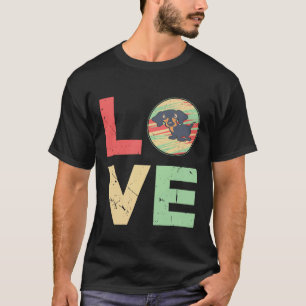 Camiseta 29 Presentes retrô vintage para mães de Dachshund