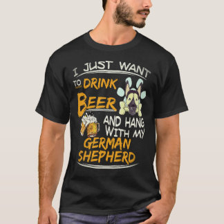 Camiseta 29 Só Quero Beber Cerveja E Sair Com Meu Germ