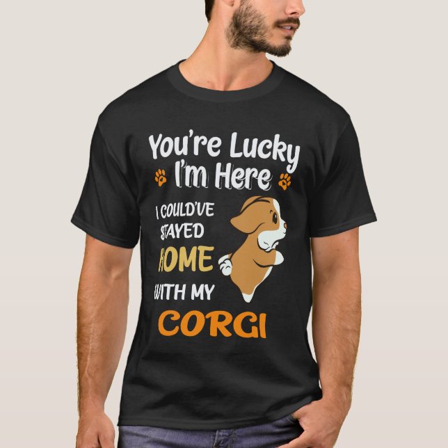 Camiseta 29 Você é Corgi Sortudo (Frente)