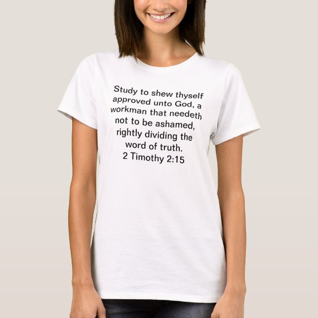 Camiseta 2 2:15 de Timothy (Frente)