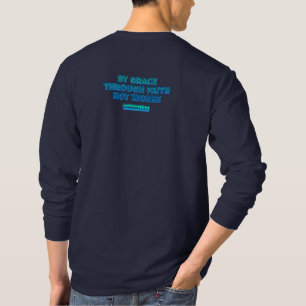 CAMISETA 2:8 DE EPHESIANS - 9, PELA BENEVOLÊNCIA COM A FÉ