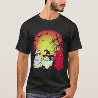 Camiseta 2 Abóboras de Halloween de Porquinho-da-Índia