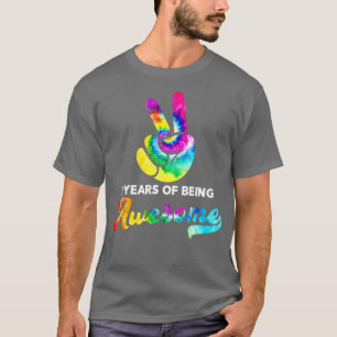 Camiseta 2 Anos De Estar Incrível Tie Dye Aniversário