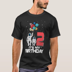 Camiseta 2 anos é o meu segundo aniversário Garotos Astro
