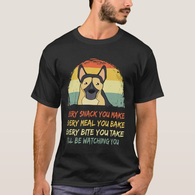 Camiseta 2 Cada Lanche Que Você Faz... Eu Estarei Observand (Frente)