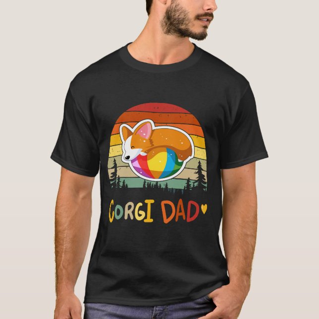Camiseta 2 Corgi Pai (Frente)