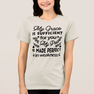 Camiseta 2 Coríntios 12:9 – Minha Graça é Suficiente Arte