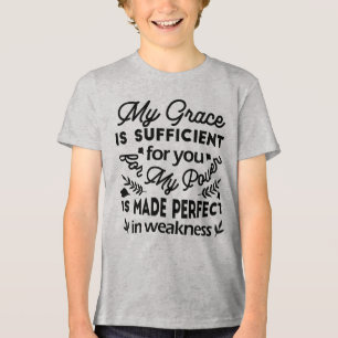 Camiseta 2 Coríntios 12:9 – Minha Graça é Suficiente Arte
